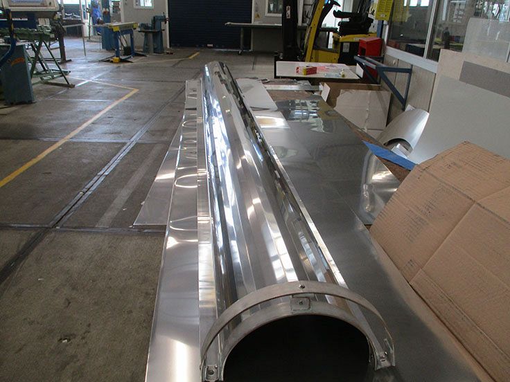 Cable ladder casing Working at height