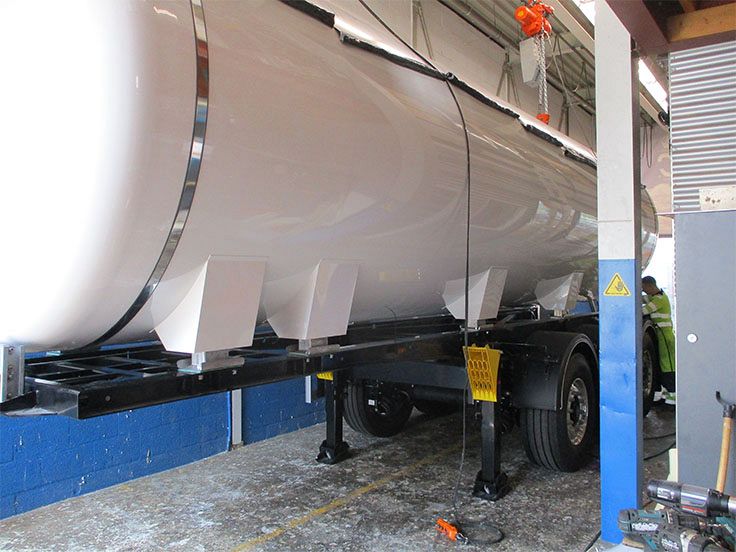 23 m3 CO2 transport tanks