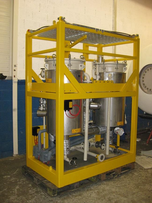 Skid isolatie werkplaats